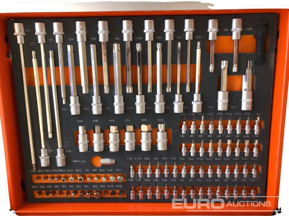 Unused Hüttenberg Tool Trolley, 6 Drawers with Tools - Workshop equipment: picture 4 Unused Hüttenberg Tool Trolley, 6 Drawers with Tools - Workshop equipment: picture 4