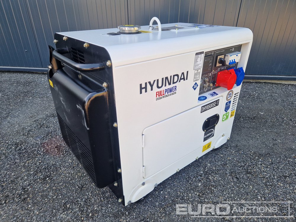 Unused Hyundai DHY8500SE-T Diesel Generator Set, 13HP, 230V, 400V, 50HZ - Generator set: picture 3 Unused Hyundai DHY8500SE-T Diesel Generator Set, 13HP, 230V, 400V, 50HZ - Generator set: picture 3