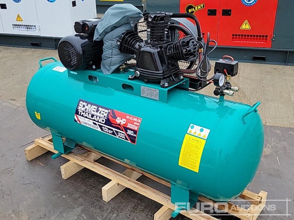 Unused Schmeltzer W-0.36/8 300L - Air compressor: picture 1 Unused Schmeltzer W-0.36/8 300L - Air compressor: picture 1