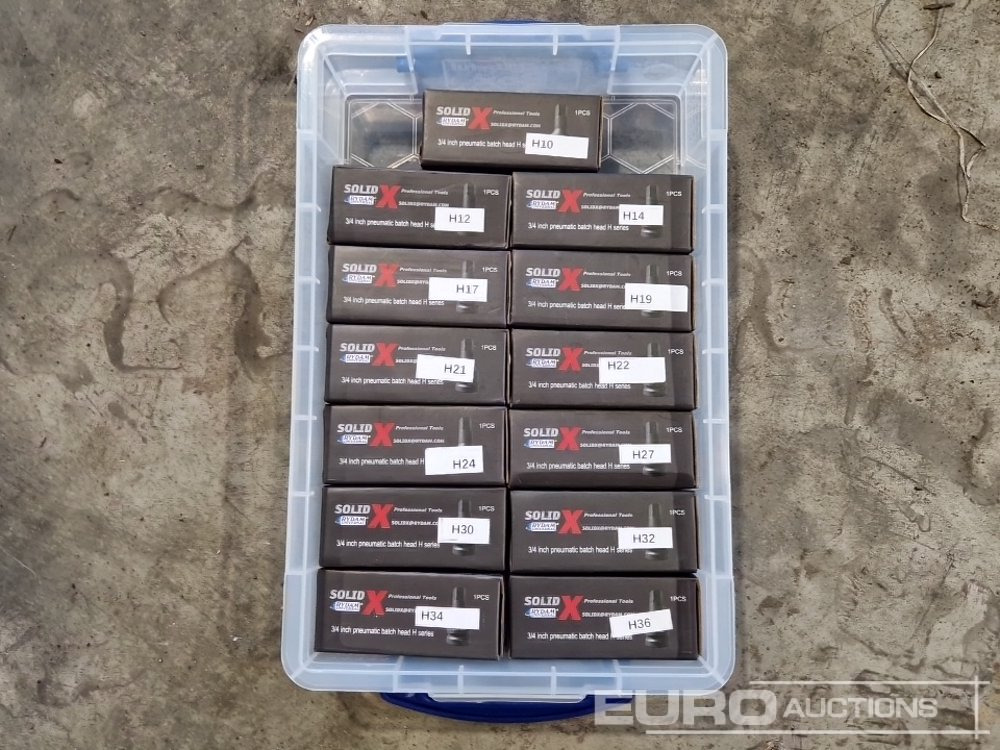 Unused Solid X 3/4" Drive Impact Socket HEX Drive Set (H10,H12,H14,H17,H19,H21,H22,H24,H27,H30,H32,H34,H36MM) - Workshop equipment: picture 4 Unused Solid X 3/4" Drive Impact Socket HEX Drive Set (H10,H12,H14,H17,H19,H21,H22,H24,H27,H30,H32,H34,H36MM) - Workshop equipment: picture 4