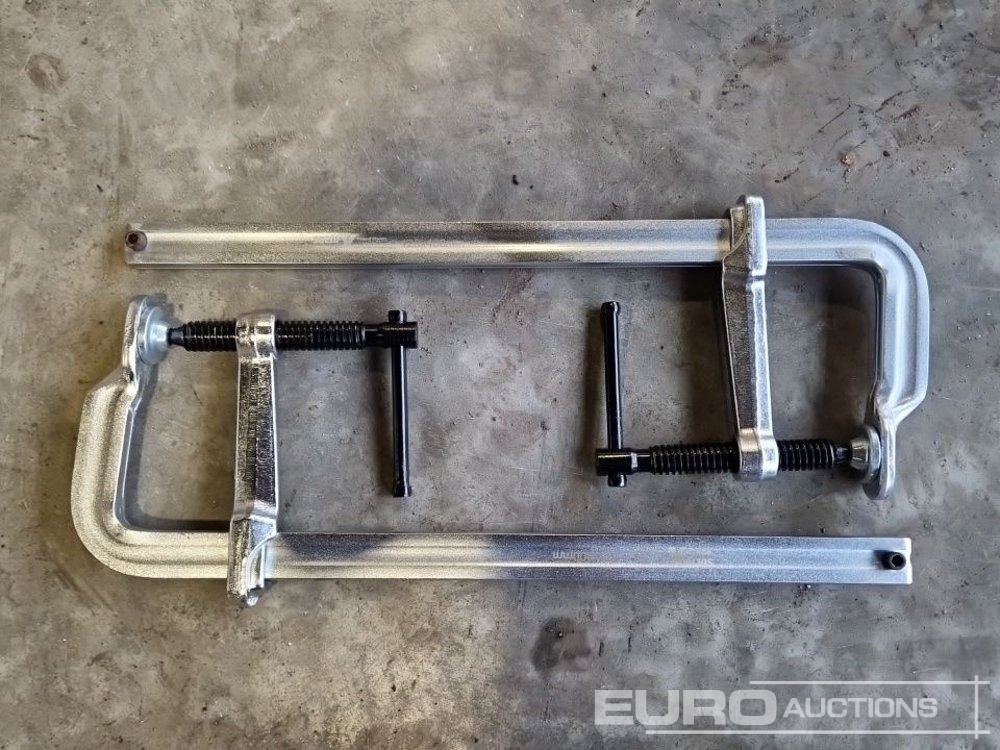 Unused Solid X Forged Welding Clamps 120mm x 400mm (2 Pieces) - Workshop equipment: picture 4 Unused Solid X Forged Welding Clamps 120mm x 400mm (2 Pieces) - Workshop equipment: picture 4