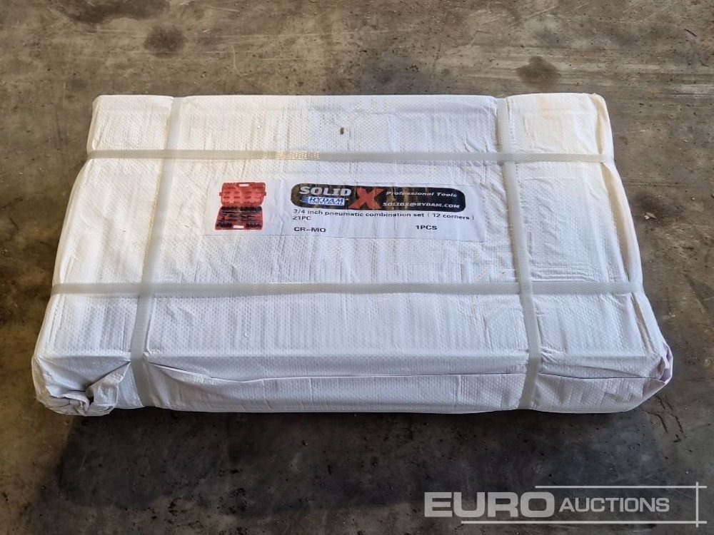 Unused Solid X Impact 3/4" Drive 21 Piece 12 Corner Socket Set - Workshop equipment: picture 2 Unused Solid X Impact 3/4" Drive 21 Piece 12 Corner Socket Set - Workshop equipment: picture 2