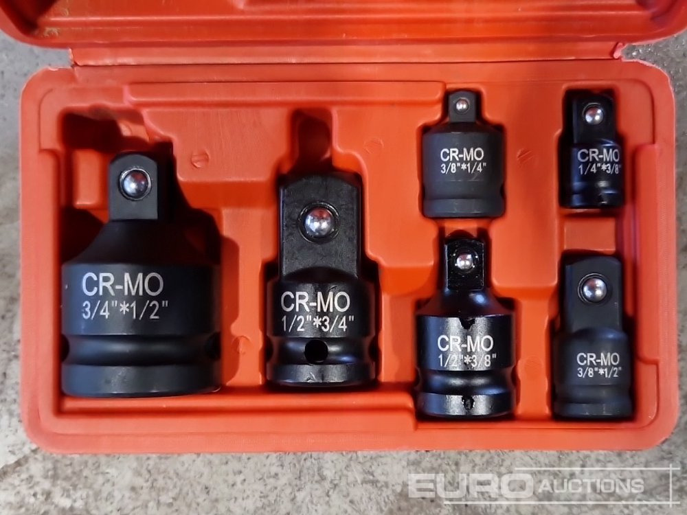 Unused Solid X Impact Socket Adaptors (6 Piece Set) - Workshop equipment: picture 3 Unused Solid X Impact Socket Adaptors (6 Piece Set) - Workshop equipment: picture 3