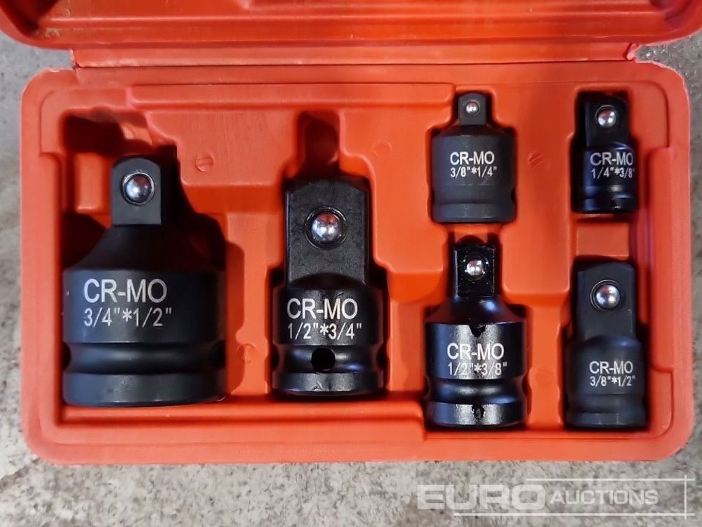 Unused Solid X Impact Socket Adaptors (6 Piece Set) - Workshop equipment: picture 3 Unused Solid X Impact Socket Adaptors (6 Piece Set) - Workshop equipment: picture 3