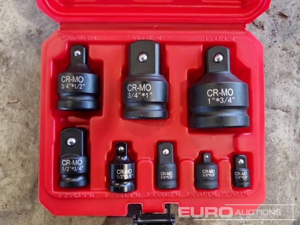 Unused Solid X Impact Socket Adaptors (8 Piece Set) - Workshop equipment: picture 3 Unused Solid X Impact Socket Adaptors (8 Piece Set) - Workshop equipment: picture 3