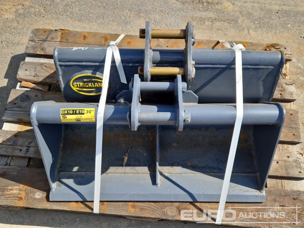 Unused Strickland 30" Ditching Buckets to suit Bobcat E10 (2 of) - Bucket: picture 5 Unused Strickland 30" Ditching Buckets to suit Bobcat E10 (2 of) - Bucket: picture 5