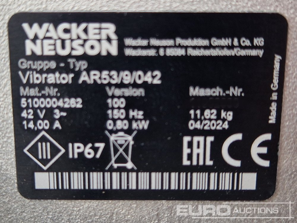 Unused Wacker Neuson AR53/9/042 - Asphalt machine: picture 5 Unused Wacker Neuson AR53/9/042 - Asphalt machine: picture 5