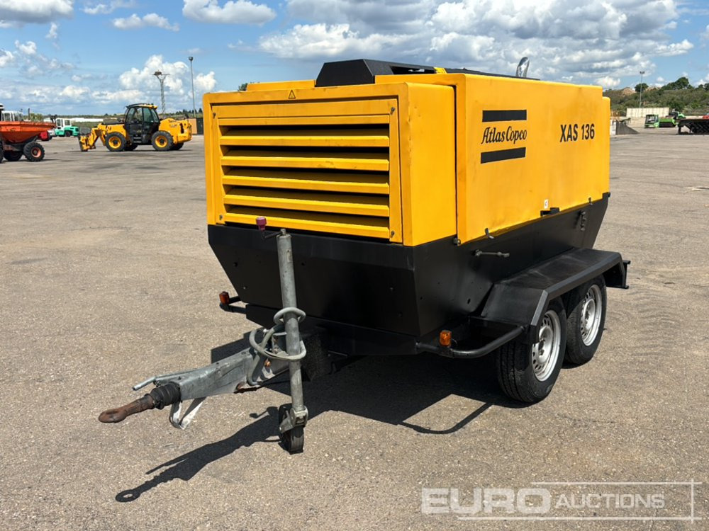 2017 Atlas Copco XAS136DD - Air compressor: picture 1 2017 Atlas Copco XAS136DD - Air compressor: picture 1