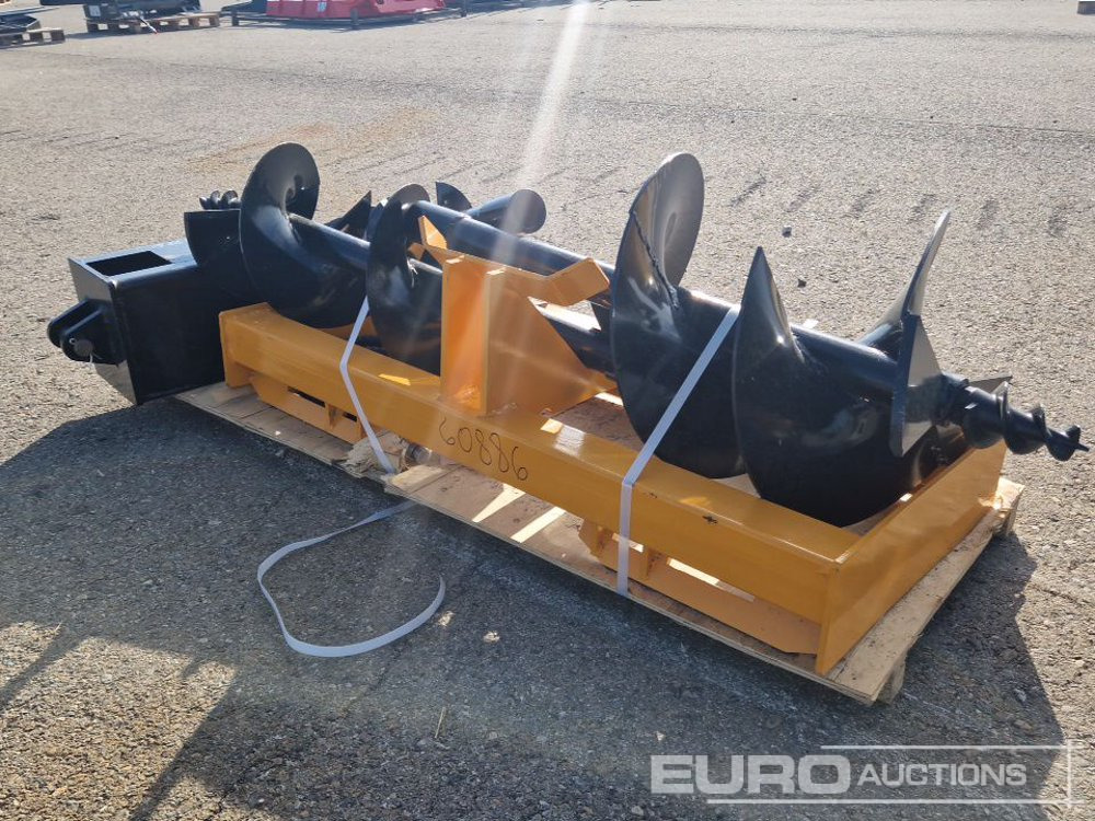 Unused 2025 Captok Auger to suit Skidsteer Loader, 16", 12", 8" Auger Attachment / Ahoyador - Attachment for Skid steer loader: picture 5 Unused 2025 Captok Auger to suit Skidsteer Loader, 16", 12", 8" Auger Attachment / Ahoyador - Attachment for Skid steer loader: picture 5