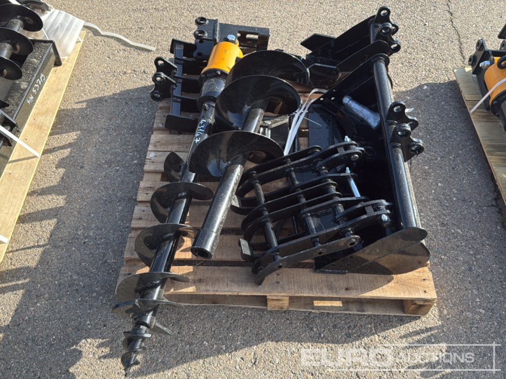 Unused 2025 Captok Mini Excavator Attachments, Quick Hitch, Rake, Ripper, Auger, 12" Auger Rod, 8" Digging Bucket, 32" Ditching Bucket - Attachment for Excavator: picture 2 Unused 2025 Captok Mini Excavator Attachments, Quick Hitch, Rake, Ripper, Auger, 12" Auger Rod, 8" Digging Bucket, 32" Ditching Bucket - Attachment for Excavator: picture 2