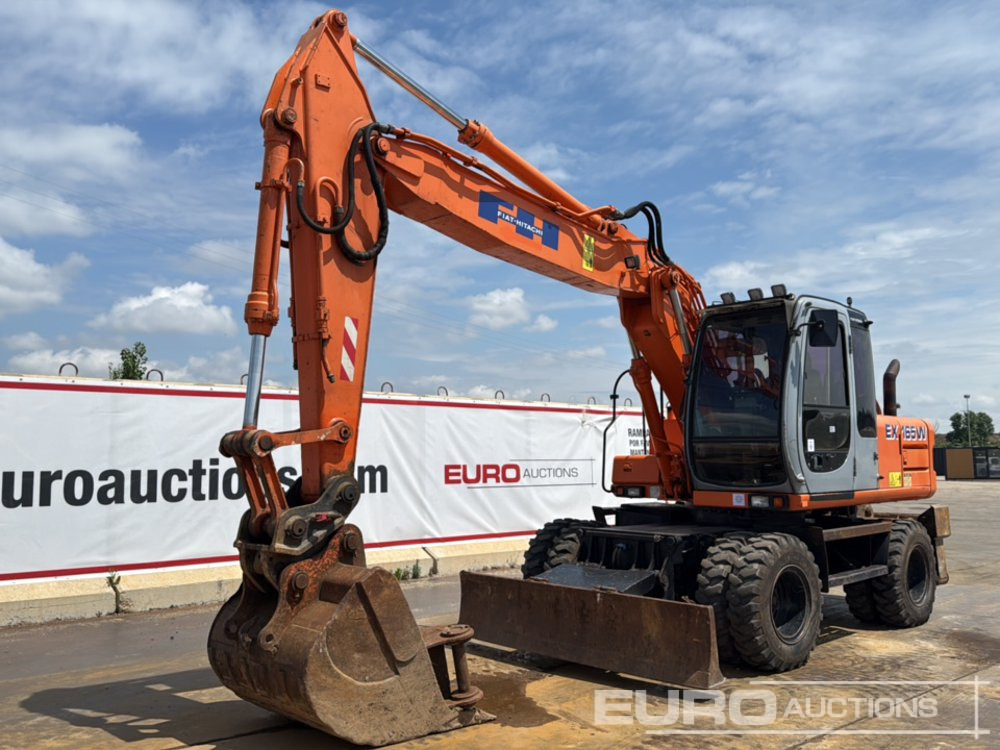 Fiat Hitachi EX165W - Wheel excavator: picture 1 Fiat Hitachi EX165W - Wheel excavator: picture 1