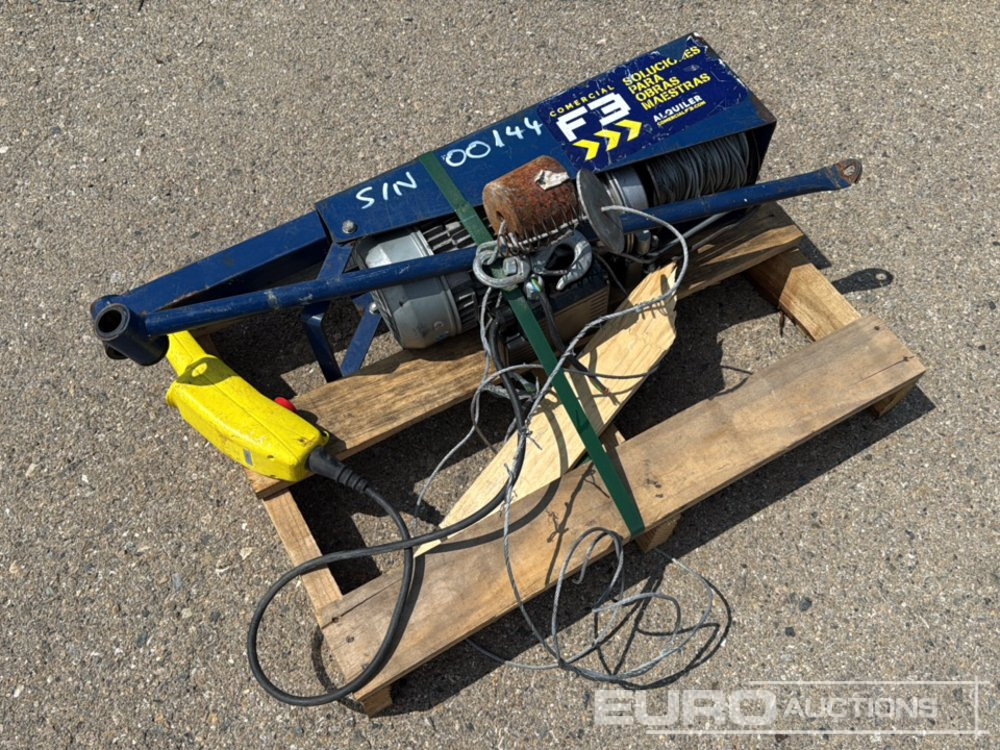 Preme Electric Hoist, 170kg Pulling Capacity - Material handling equipment: picture 1 Preme Electric Hoist, 170kg Pulling Capacity - Material handling equipment: picture 1