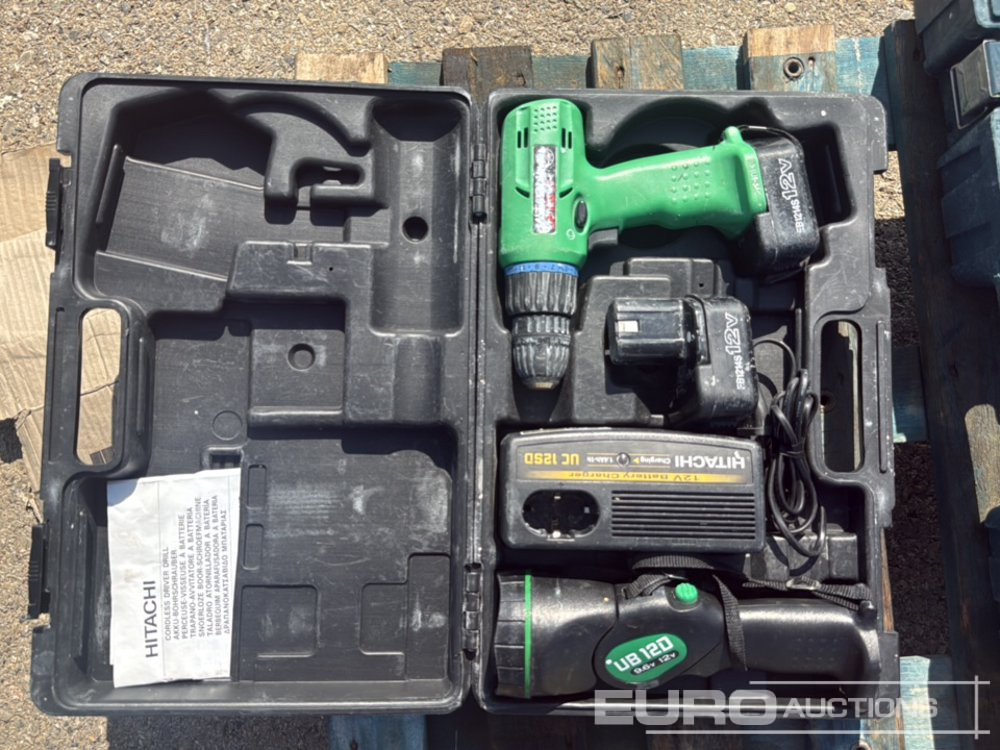 Pallet of (Hitachi) Cordless Drill & 230mm (Bosh) Angle Grinder - Construction equipment: picture 5 Pallet of (Hitachi) Cordless Drill & 230mm (Bosh) Angle Grinder - Construction equipment: picture 5