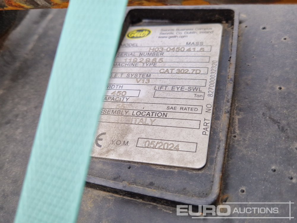 Unused 2024 Geith AT2.8R-1200SR 48" Tilt Ditching Bucket, H03-0450 18" Digging Bucket, H03-0300 12" Digging Bucket 35mm Pin to suit Mini / Conjunto Cazos Excavator - Bucket: picture 5 Unused 2024 Geith AT2.8R-1200SR 48" Tilt Ditching Bucket, H03-0450 18" Digging Bucket, H03-0300 12" Digging Bucket 35mm Pin to suit Mini / Conjunto Cazos Excavator - Bucket: picture 5