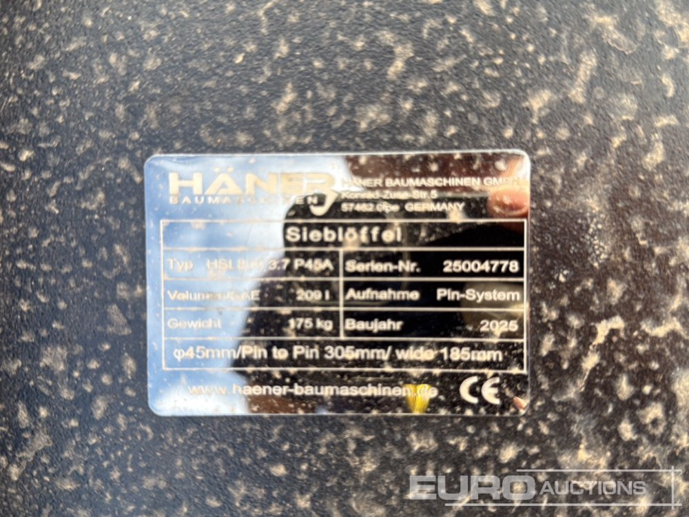 Unused 2025 Häner HSL800 3.7 P45A - Bucket: picture 5 Unused 2025 Häner HSL800 3.7 P45A - Bucket: picture 5