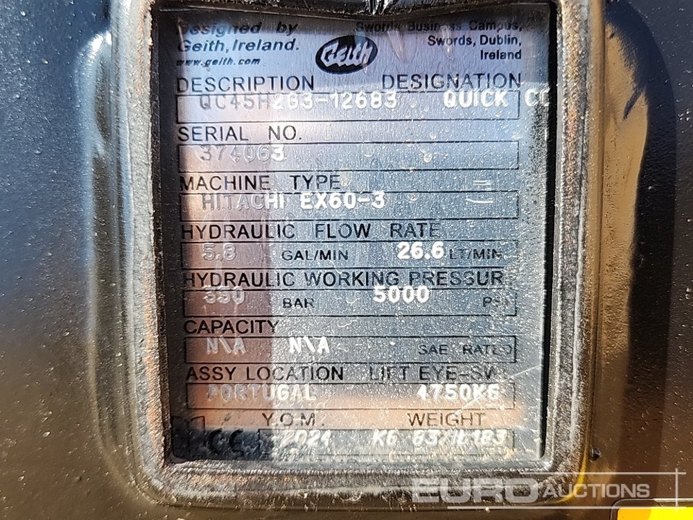 Unused Geith QC45H2G3-12683 - Quick coupler: picture 5 Unused Geith QC45H2G3-12683 - Quick coupler: picture 5