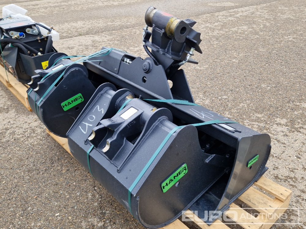 Unused Häner 56" Tilt Ditching, 26", 12" Digging Buckets to suit Mini Excavator / Cazo - Bucket: picture 3 Unused Häner 56" Tilt Ditching, 26", 12" Digging Buckets to suit Mini Excavator / Cazo - Bucket: picture 3