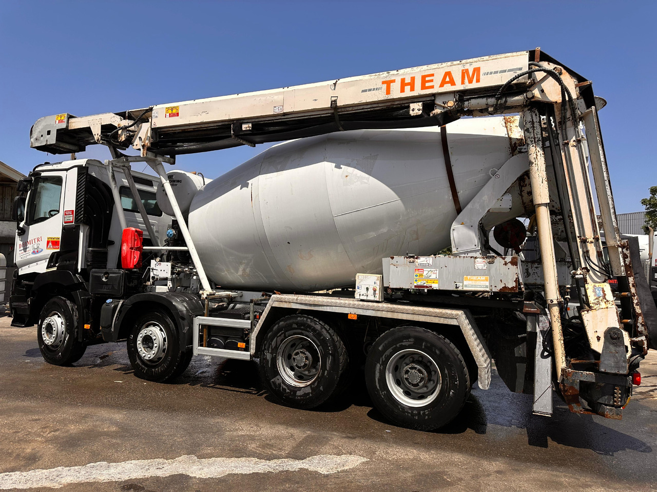 Camion béton Renault C 430 DR-567-WA - Concrete mixer truck: picture 4 Camion béton Renault C 430 DR-567-WA - Concrete mixer truck: picture 4