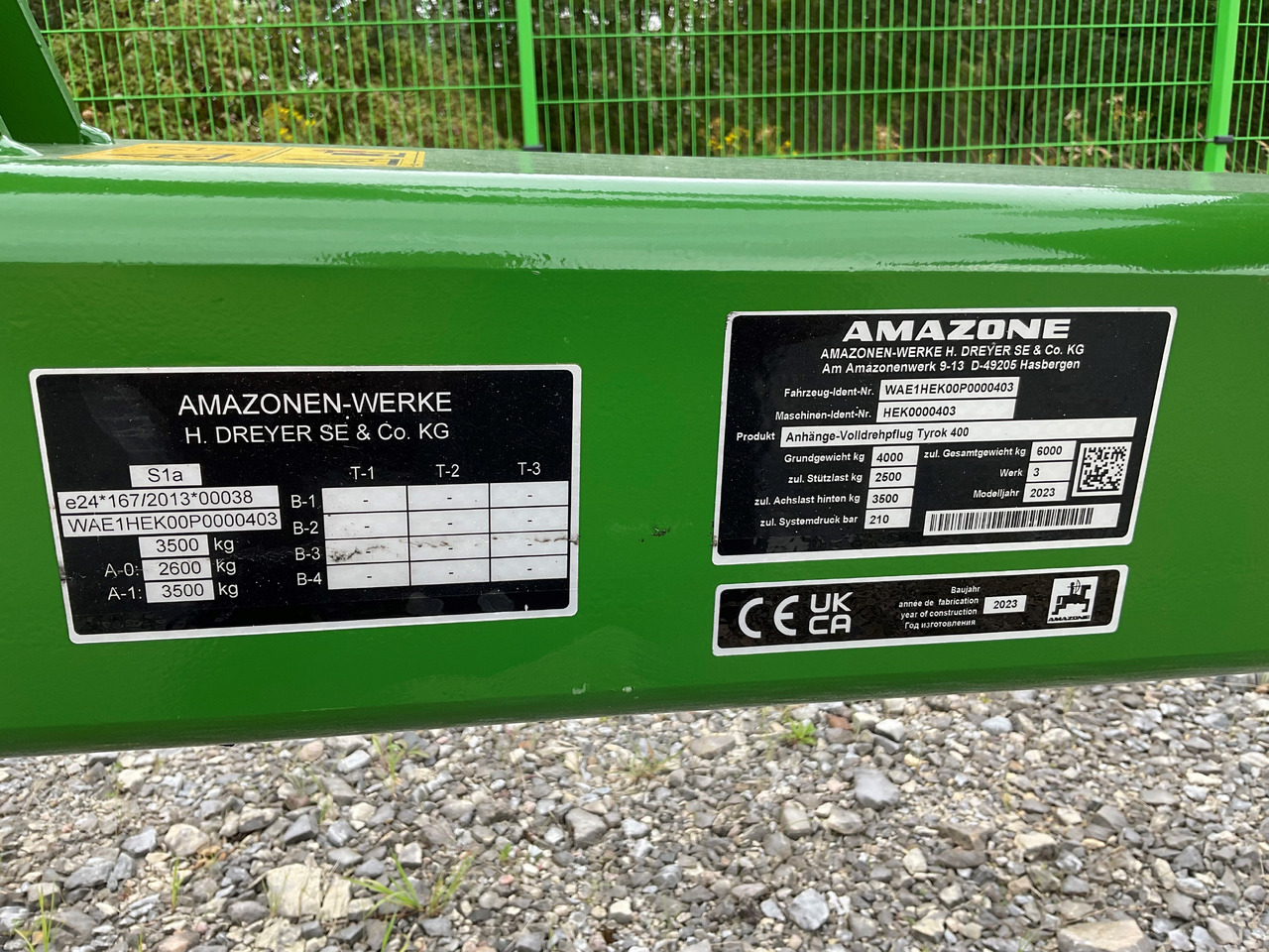 Amazone Tyrok 400 OL V 7 0 100 - Plow: picture 2 Amazone Tyrok 400 OL V 7 0 100 - Plow: picture 2