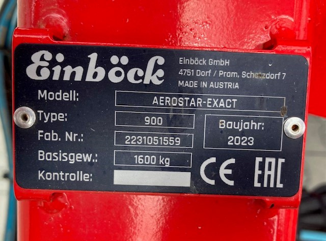 Einböck AEROSTAR-EXACT 900 - Harrow: picture 2 Einböck AEROSTAR-EXACT 900 - Harrow: picture 2