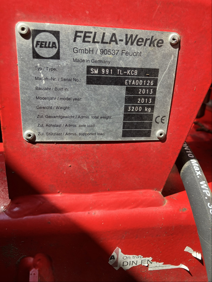 Fella 991 TL-KCB - Mower: picture 4 Fella 991 TL-KCB - Mower: picture 4