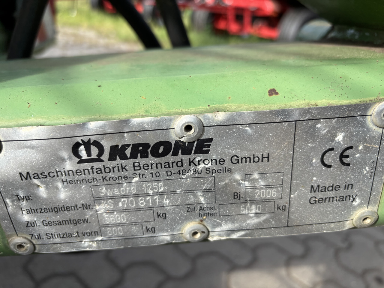 Krone Swadro Serie - Tedder/ Rake: picture 4 Krone Swadro Serie - Tedder/ Rake: picture 4