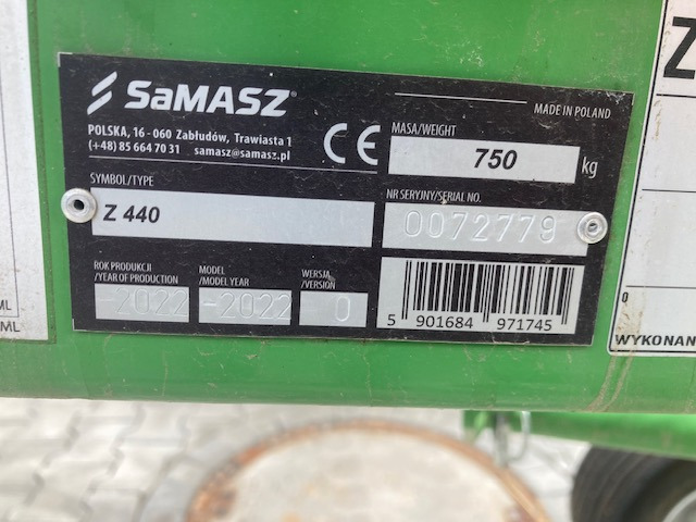 Saphir Samasz Z-440 - Tedder/ Rake: picture 2 Saphir Samasz Z-440 - Tedder/ Rake: picture 2