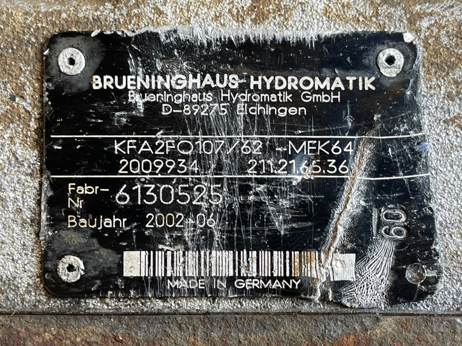 BRUENINGHAUS HYDROMATIK HYDRAULIC PUMP KFA2FO107 - Hydraulic pump for Truck: picture 3 BRUENINGHAUS HYDROMATIK HYDRAULIC PUMP KFA2FO107 - Hydraulic pump for Truck: picture 3