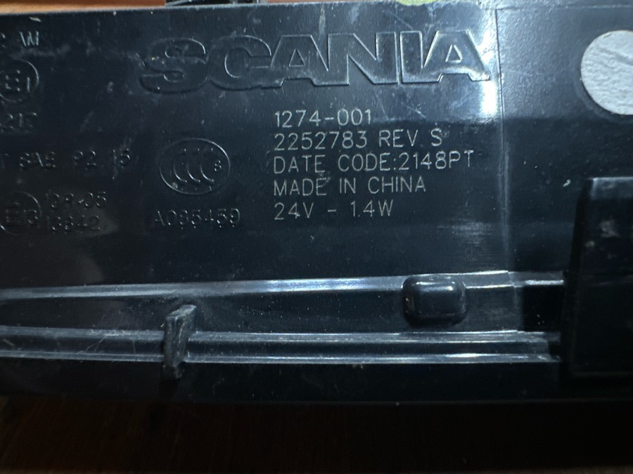 SCANIA LAMP 2252783 - Lights/ Lighting for Truck: picture 3 SCANIA LAMP 2252783 - Lights/ Lighting for Truck: picture 3