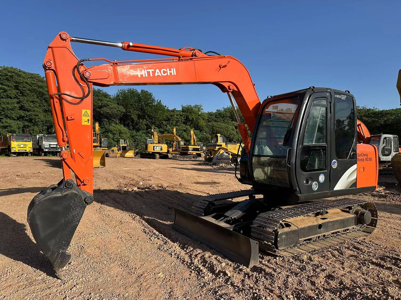 HITACHI ZAXIS ZX70 - Mini excavator: picture 1 HITACHI ZAXIS ZX70 - Mini excavator: picture 1