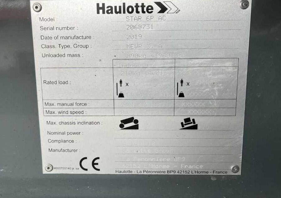 Haulotte STAR 6P AC - Vertical mast lift: picture 4 Haulotte STAR 6P AC - Vertical mast lift: picture 4