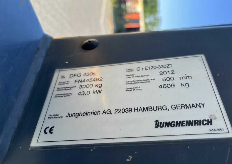Jungheinrich DFG430s - Diesel forklift: picture 4 Jungheinrich DFG430s - Diesel forklift: picture 4