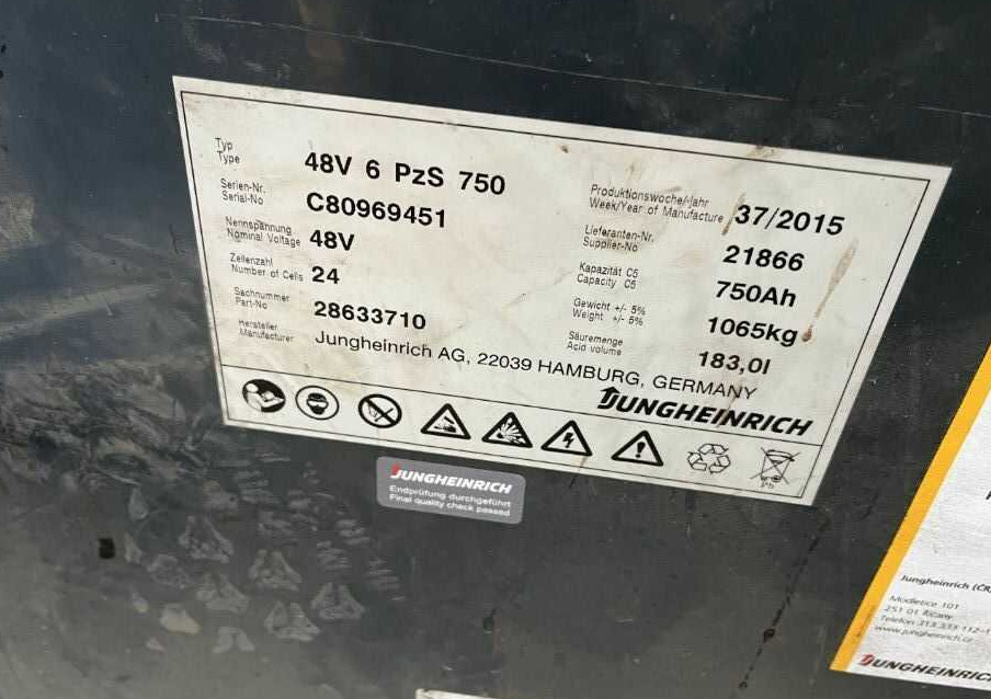 Jungheinrich EFG318 - Electric forklift: picture 5 Jungheinrich EFG318 - Electric forklift: picture 5