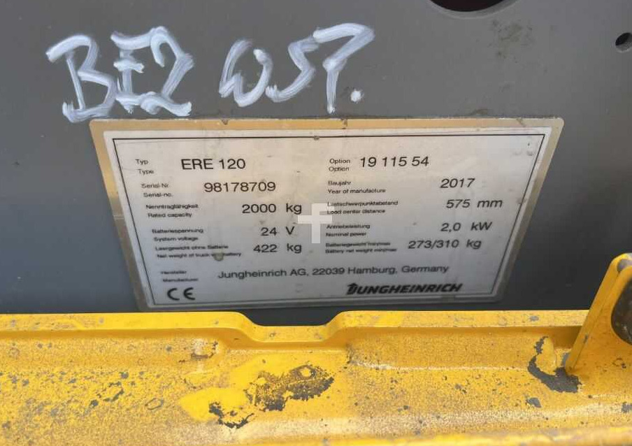 Jungheinrich ERE120 - Pallet truck: picture 4 Jungheinrich ERE120 - Pallet truck: picture 4