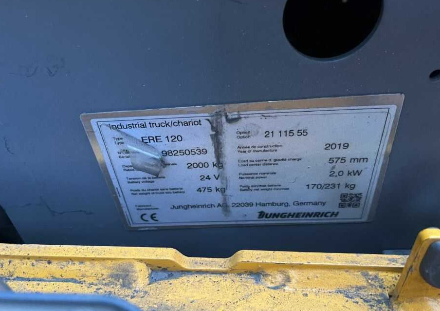 Jungheinrich ERE120 - Pallet truck: picture 4 Jungheinrich ERE120 - Pallet truck: picture 4