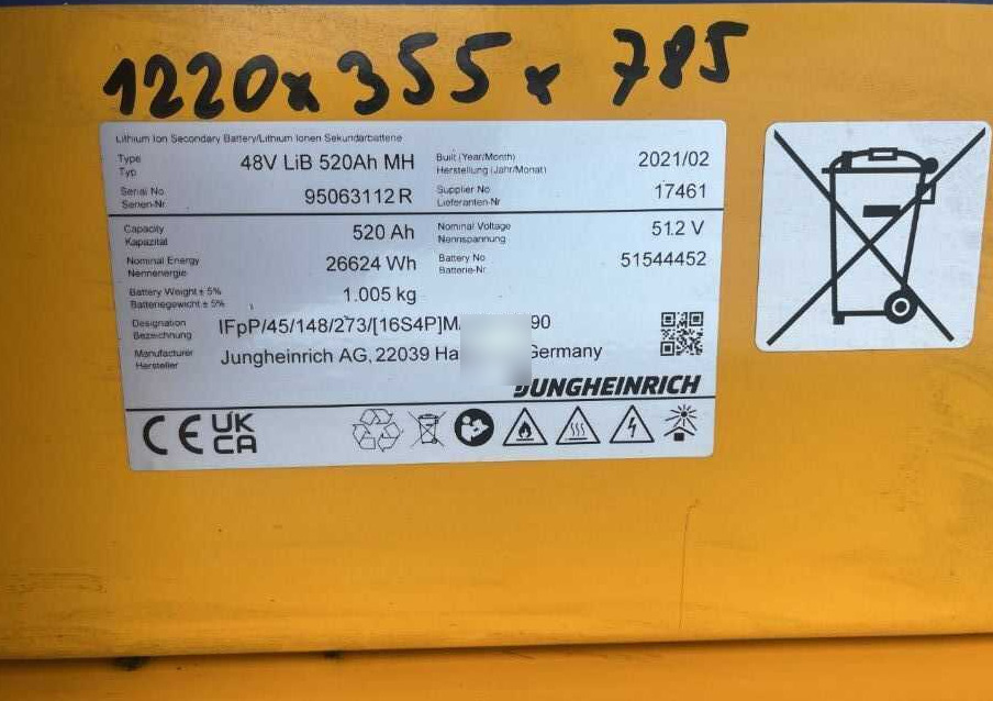 Reach truck Jungheinrich ETV214: picture 7 Reach truck Jungheinrich ETV214: picture 7