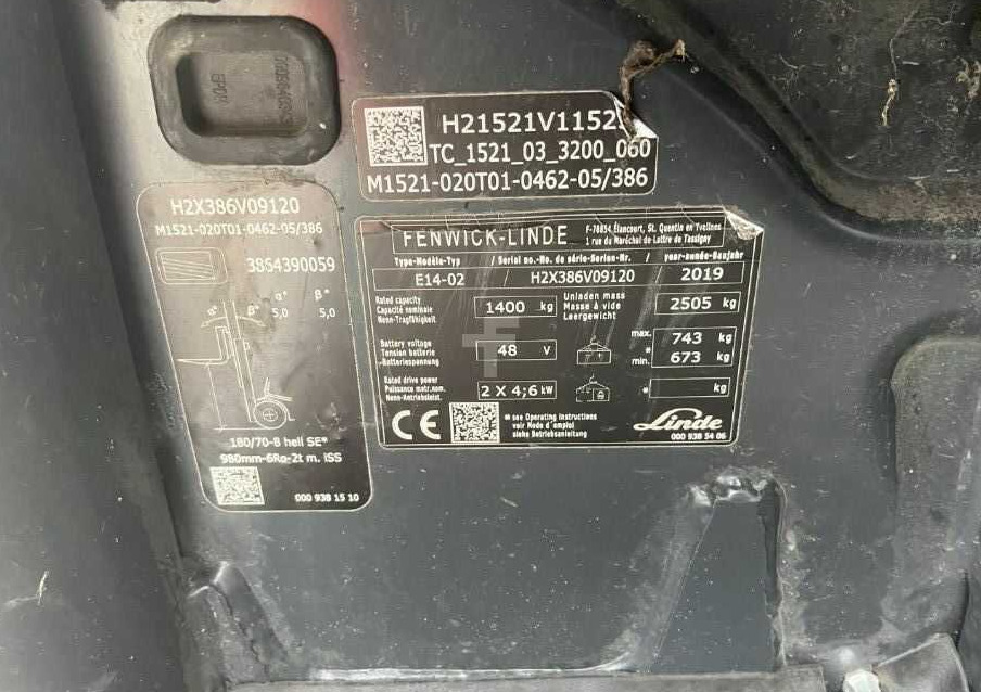 Linde E14-02 - Electric forklift: picture 4 Linde E14-02 - Electric forklift: picture 4