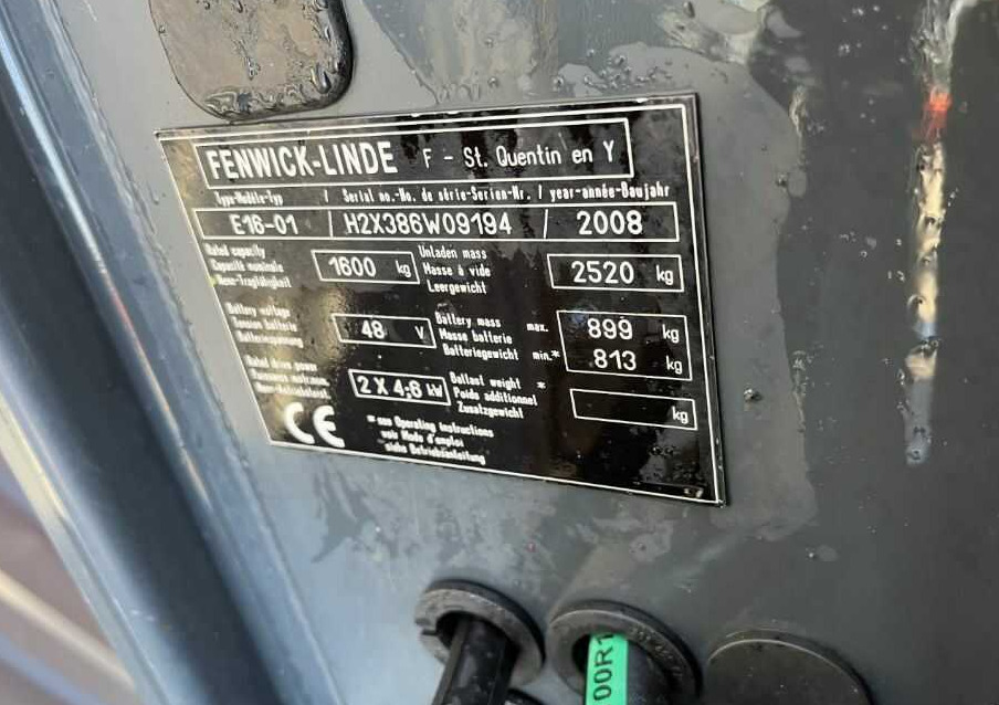 Linde E16-01 - Electric forklift: picture 4 Linde E16-01 - Electric forklift: picture 4