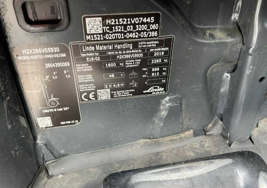 Linde E16-02 - Electric forklift: picture 4 Linde E16-02 - Electric forklift: picture 4