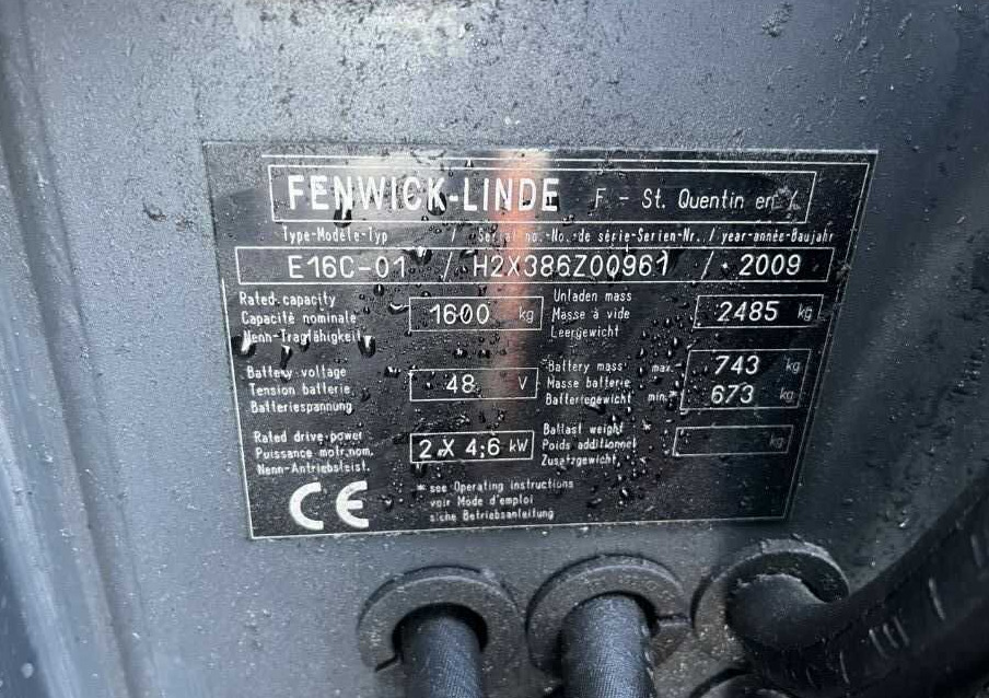 Linde E16C-01 - Electric forklift: picture 4 Linde E16C-01 - Electric forklift: picture 4