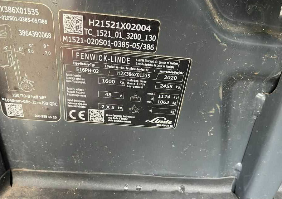 Linde E16PH-02 - Electric forklift: picture 4 Linde E16PH-02 - Electric forklift: picture 4