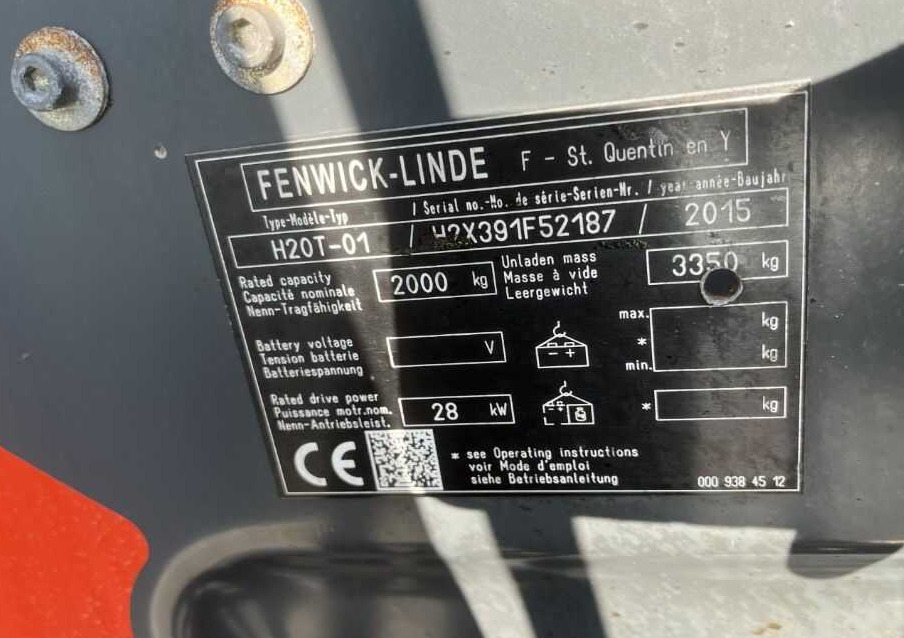 Linde H20T-01 - LPG forklift: picture 4 Linde H20T-01 - LPG forklift: picture 4