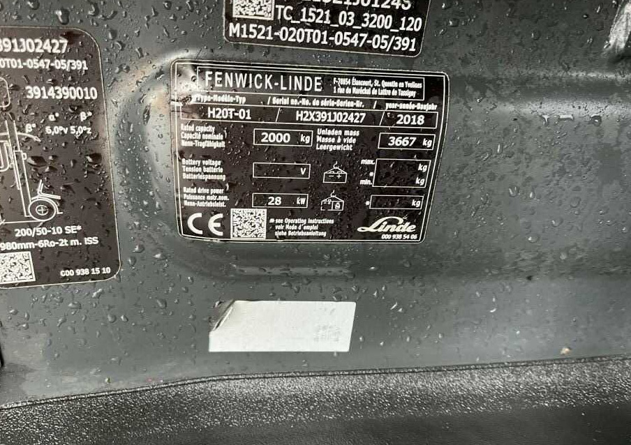 Linde H20T-01 - LPG forklift: picture 4 Linde H20T-01 - LPG forklift: picture 4
