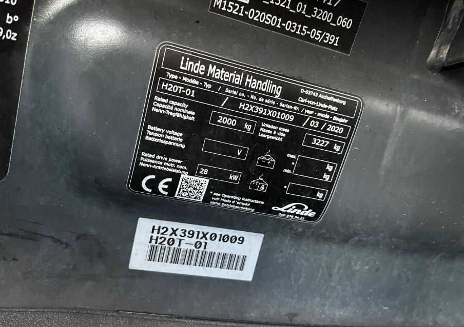 Linde H20T-01 - LPG forklift: picture 4 Linde H20T-01 - LPG forklift: picture 4