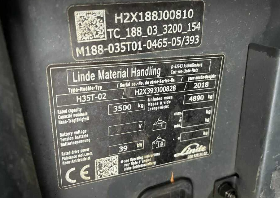 Linde H35T-02 - LPG forklift: picture 5 Linde H35T-02 - LPG forklift: picture 5