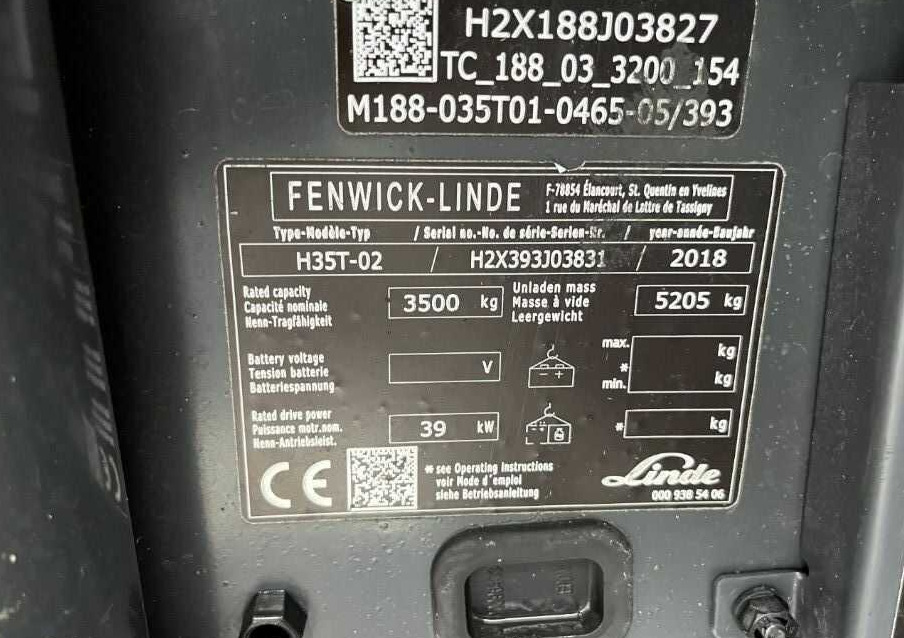 Linde H35T-02 - LPG forklift: picture 4 Linde H35T-02 - LPG forklift: picture 4