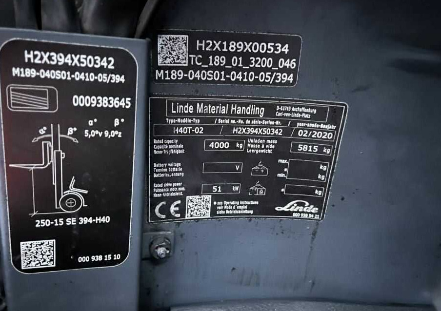 Linde H40T-02 - LPG forklift: picture 4 Linde H40T-02 - LPG forklift: picture 4