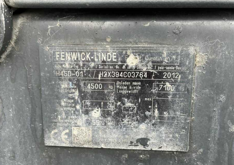 Linde H45D-01 - Diesel forklift: picture 4 Linde H45D-01 - Diesel forklift: picture 4