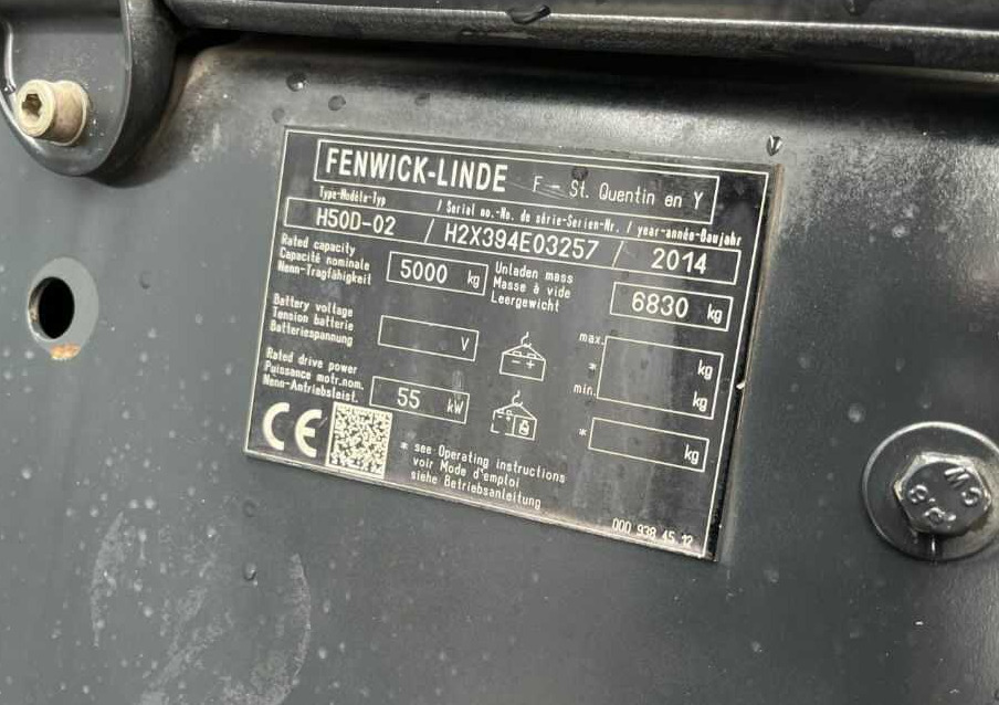 Linde H50D-02 - Diesel forklift: picture 4 Linde H50D-02 - Diesel forklift: picture 4