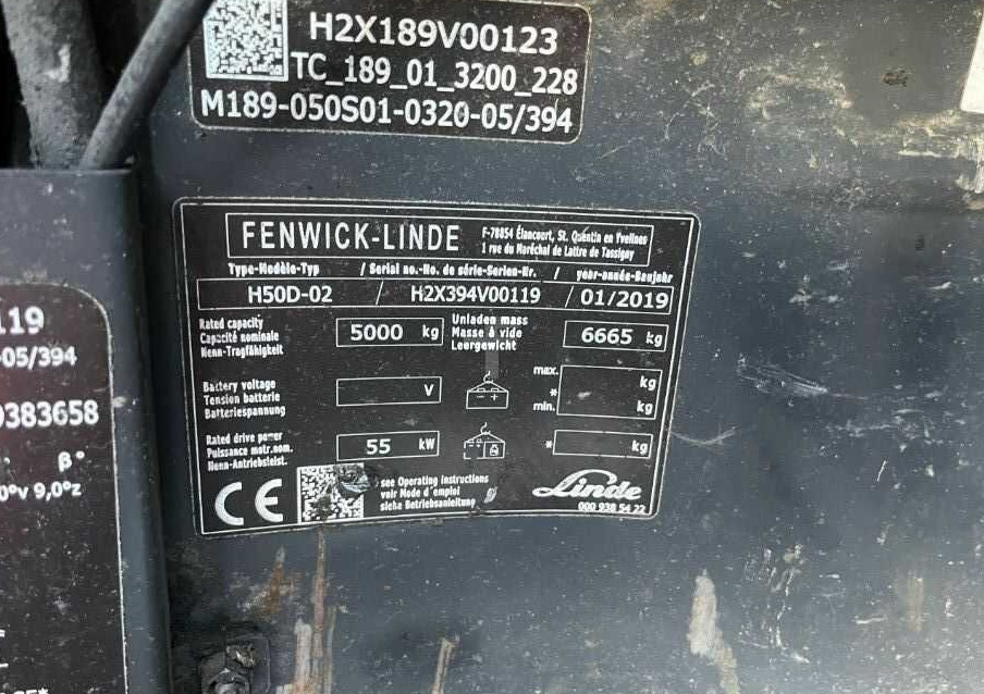 Linde H50D-02 - Diesel forklift: picture 4 Linde H50D-02 - Diesel forklift: picture 4